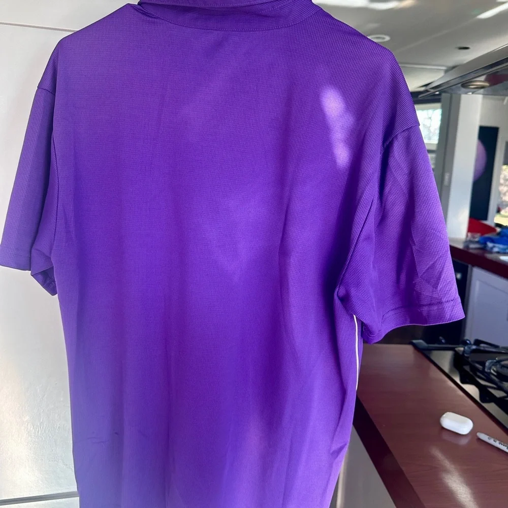 Nike Dri-FIT Purple Polo Shirt Athletic Golf Men’s Medium​
